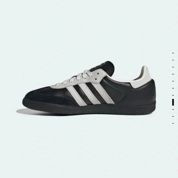 New Adidas Samba OG Shoes Sneakers Black Suede White Leather 75th Womens 7 - Picture 14 of 16